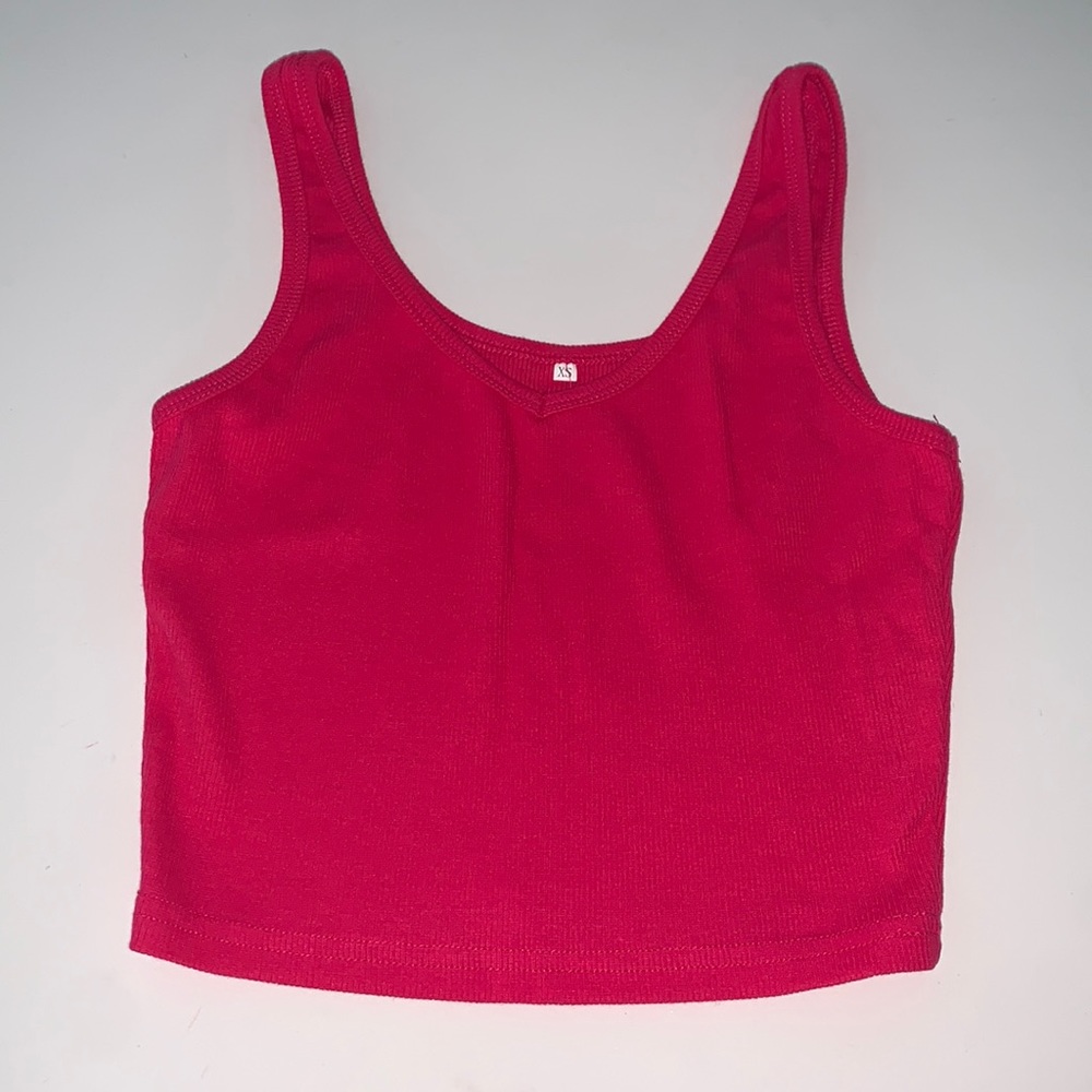 super cute pink tank top